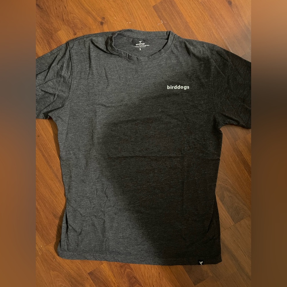 Birddogs Men's Charcoal Tee, Large